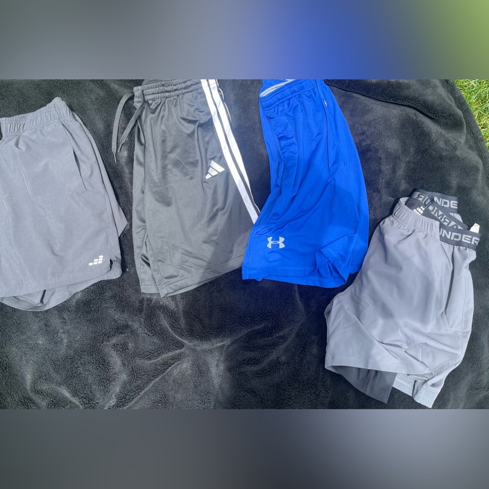 Lot of 4 large men’s performance shorts